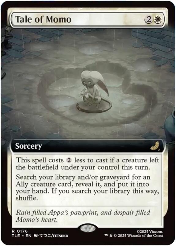 Tale of Momo (Extended Art) [Avatar: The Last Airbender: Eternal-Legal] MTG Single Magic: The Gathering | Red Claw Gaming