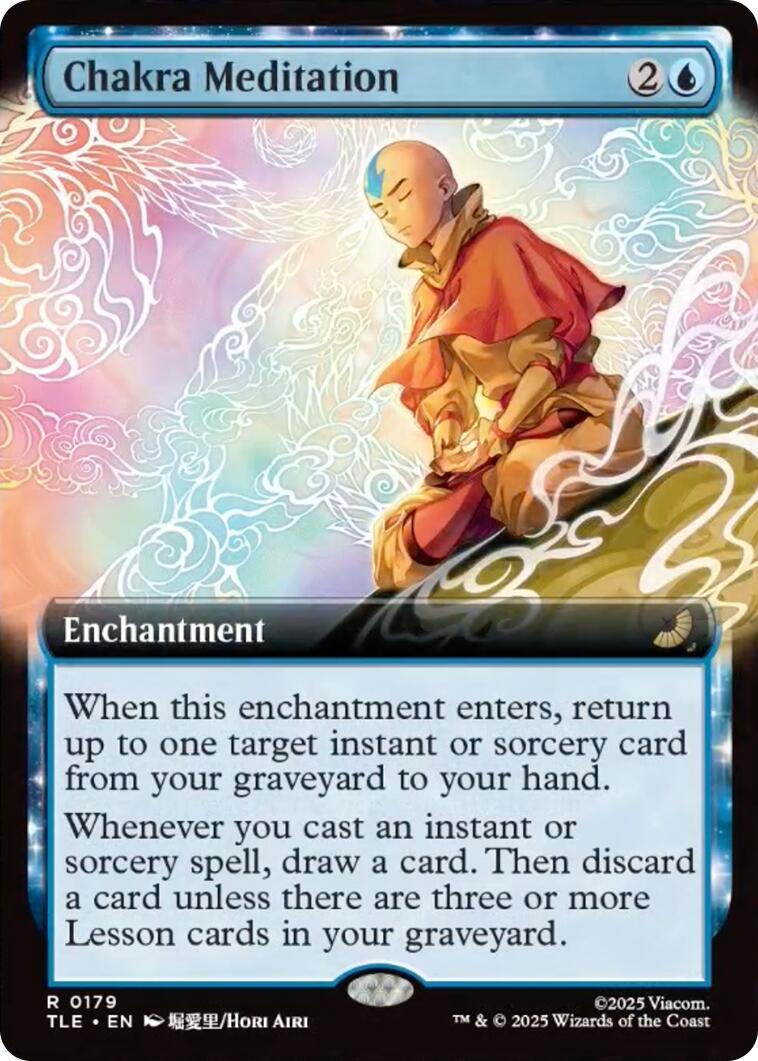 Chakra Meditation (Extended Art) [Avatar: The Last Airbender: Eternal-Legal] MTG Single Magic: The Gathering | Red Claw Gaming
