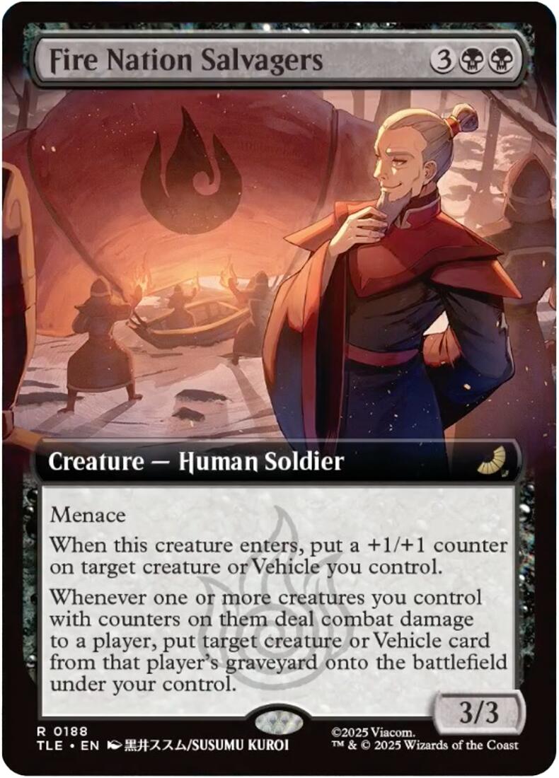 Fire Nation Salvagers (Extended Art) [Avatar: The Last Airbender: Eternal-Legal] MTG Single Magic: The Gathering | Red Claw Gaming