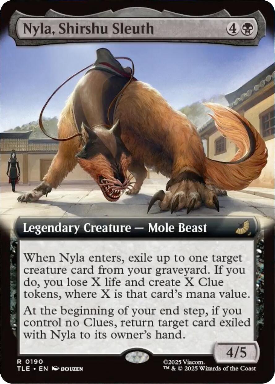 Nyla, Shirshu Sleuth (Extended Art) [Avatar: The Last Airbender: Eternal-Legal] MTG Single Magic: The Gathering | Red Claw Gaming