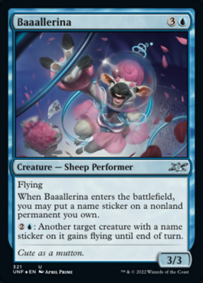 Baaallerina (Galaxy Foil) [Unfinity] MTG Single Magic: The Gathering    | Red Claw Gaming