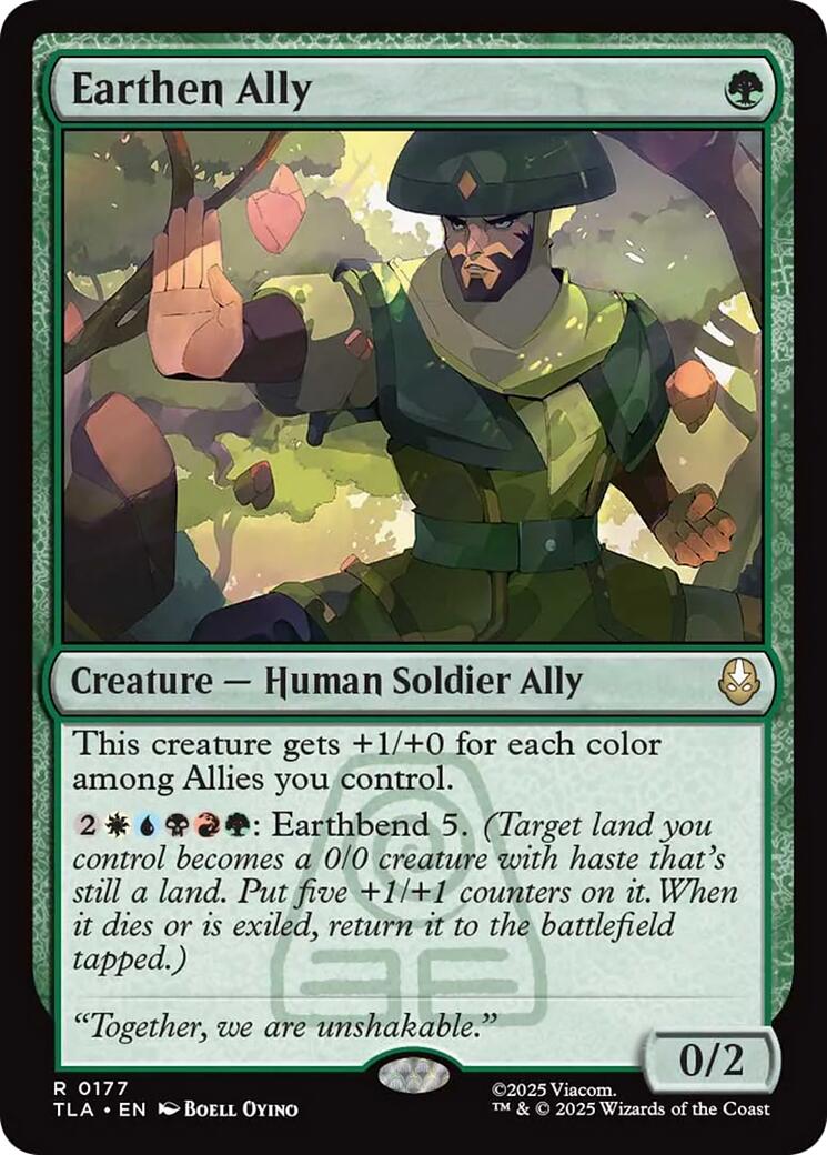 Earthen Ally [Avatar: The Last Airbender] MTG Single Magic: The Gathering | Red Claw Gaming