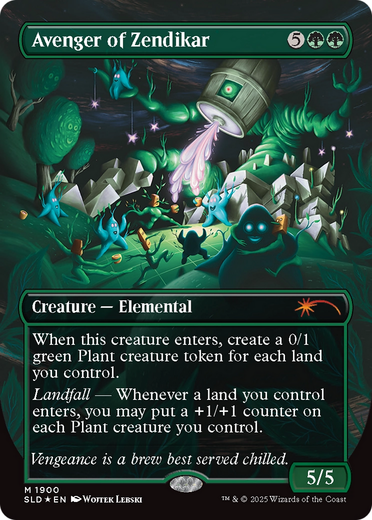 Avenger of Zendikar (Double Rainbow Foil) [Secret Lair Drop Series] MTG Single Magic: The Gathering | Red Claw Gaming