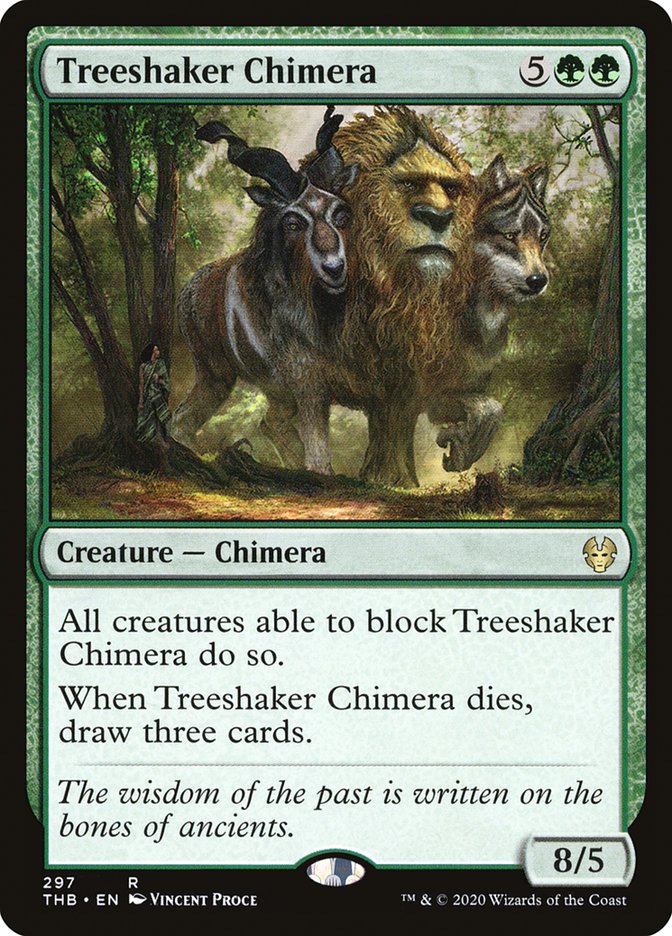 Treeshaker Chimera [Theros Beyond Death] MTG Single Magic: The Gathering | Red Claw Gaming