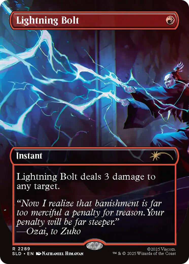 Lightning Bolt (2289) [Secret Lair Drop Series] MTG Single Magic: The Gathering | Red Claw Gaming
