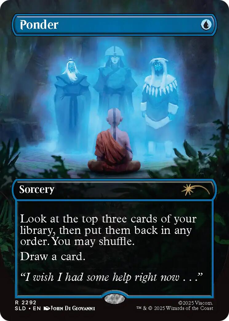 Ponder (2292) [Secret Lair Drop Series] MTG Single Magic: The Gathering | Red Claw Gaming