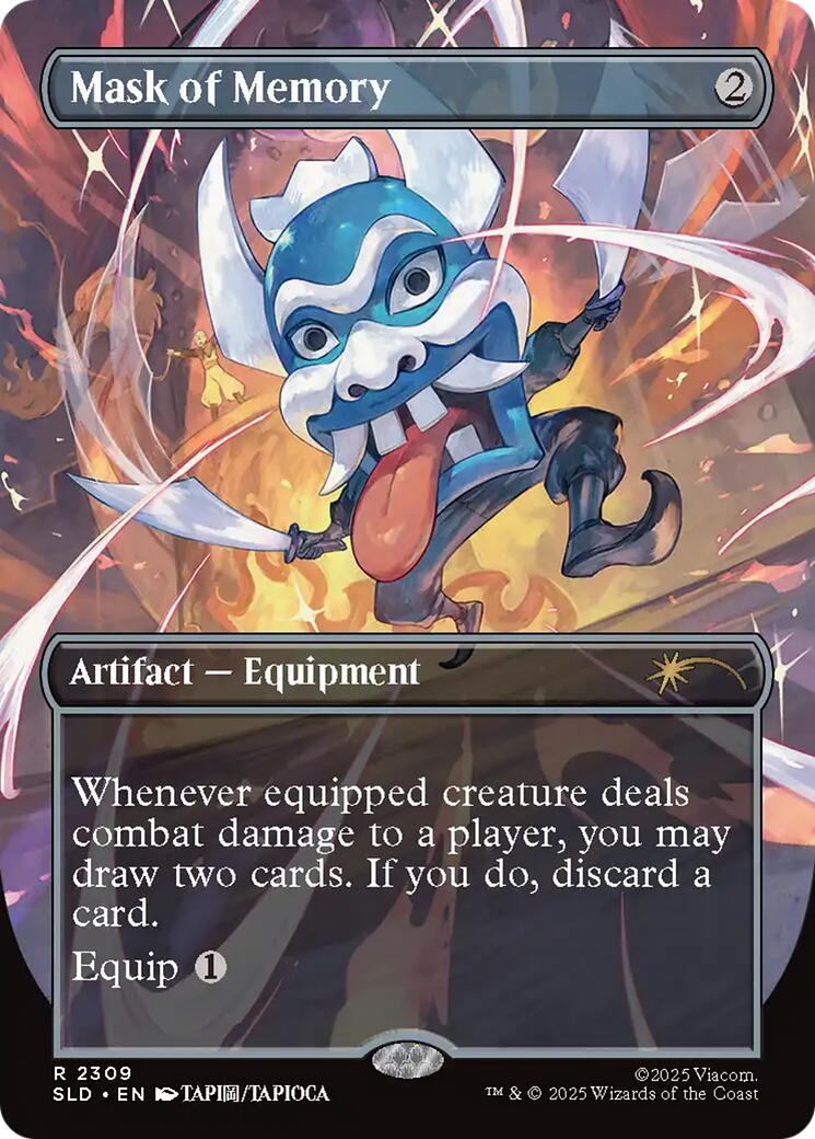 Mask of Memory [Secret Lair Drop Series] MTG Single Magic: The Gathering | Red Claw Gaming