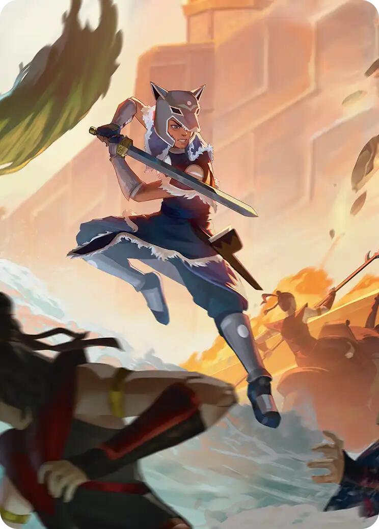 Sokka's Charge Art Card [Avatar: The Last Airbender Art Series] MTG Single Magic: The Gathering | Red Claw Gaming