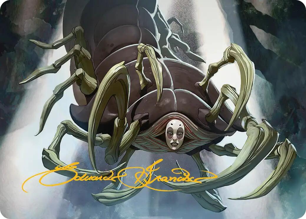 Koh, the Face Stealer Art Card (Gold-Stamped Signature) [Avatar: The Last Airbender Art Series] MTG Single Magic: The Gathering | Red Claw Gaming