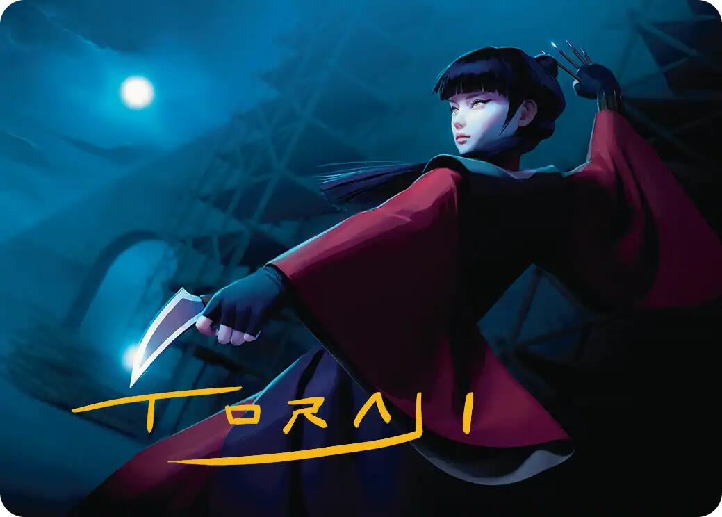 Mai, Jaded Edge Art Card (Gold-Stamped Signature) [Avatar: The Last Airbender Art Series] MTG Single Magic: The Gathering | Red Claw Gaming