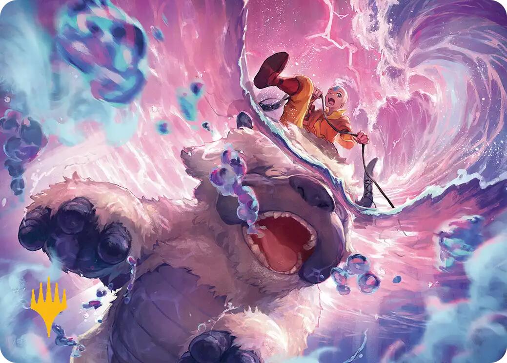 Storm of Memories Art Card (Gold-Stamped Planeswalker Symbol) [Avatar: The Last Airbender Art Series] MTG Single Magic: The Gathering | Red Claw Gaming