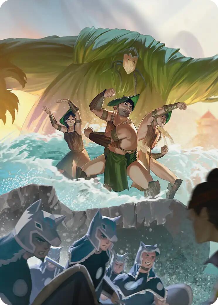 Swampbenders Art Card [Avatar: The Last Airbender Art Series] MTG Single Magic: The Gathering | Red Claw Gaming