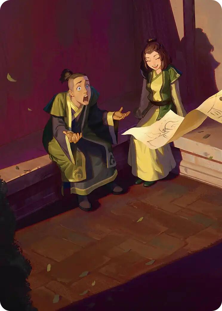 Sokka and Suki Art Card [Avatar: The Last Airbender Art Series] MTG Single Magic: The Gathering | Red Claw Gaming