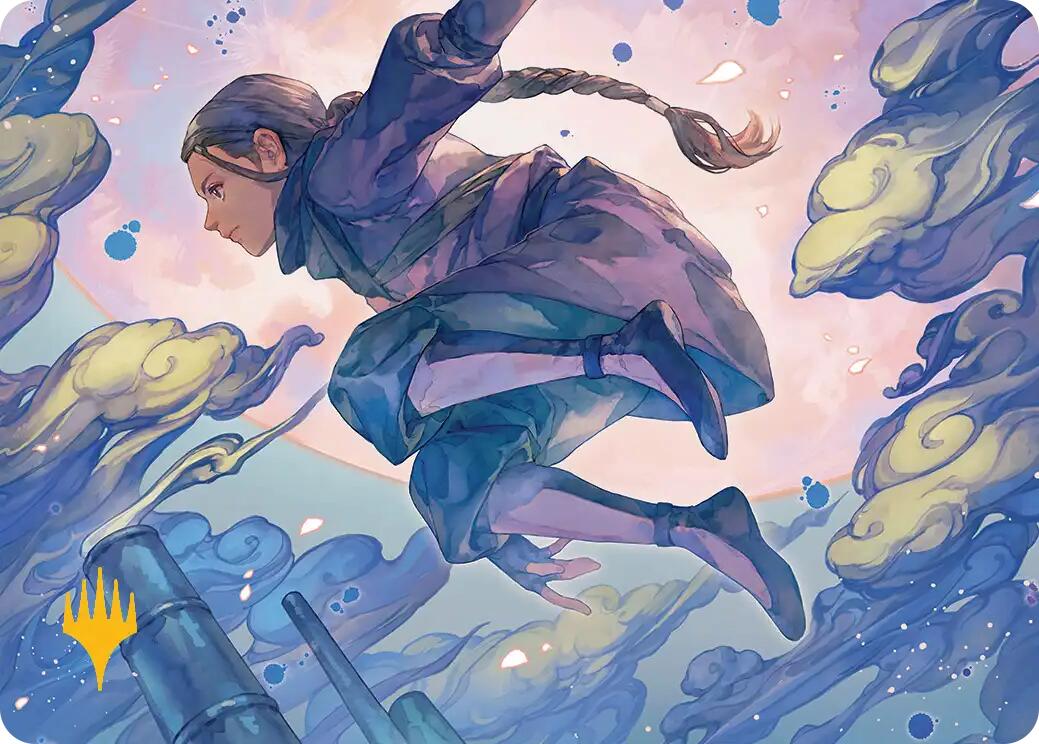 Katara, Seeking Revenge Art Card (Gold-Stamped Planeswalker Symbol) [Avatar: The Last Airbender Art Series] MTG Single Magic: The Gathering | Red Claw Gaming