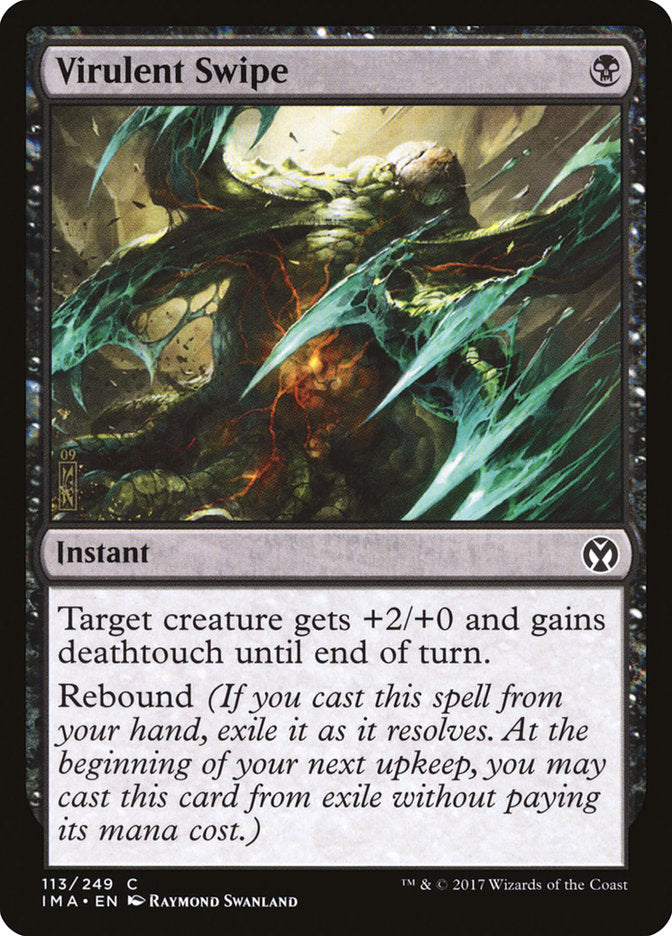 Virulent Swipe [Iconic Masters] MTG Single Magic: The Gathering | Red Claw Gaming