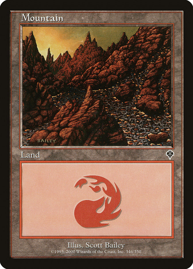 Mountain (346) [Invasion] MTG Single Magic: The Gathering | Red Claw Gaming