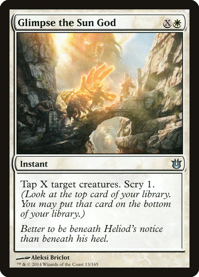 Glimpse the Sun God [Born of the Gods] MTG Single Magic: The Gathering | Red Claw Gaming