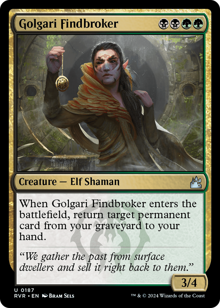 Golgari Findbroker [Ravnica Remastered] MTG Single Magic: The Gathering | Red Claw Gaming