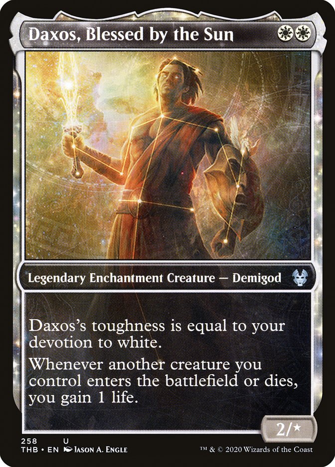 Daxos, Blessed by the Sun (Showcase) [Theros Beyond Death] MTG Single Magic: The Gathering | Red Claw Gaming