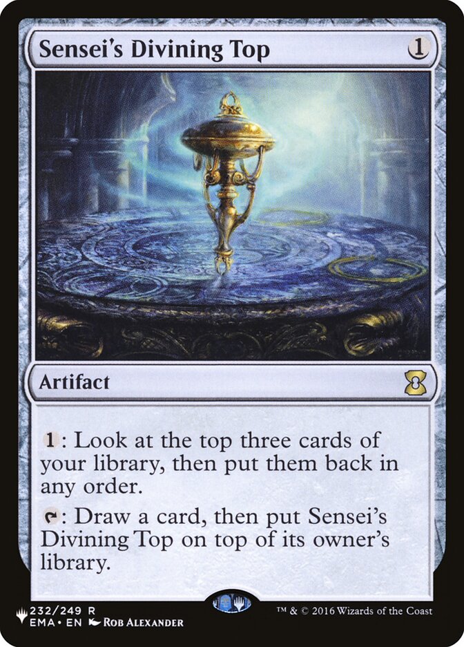 Sensei's Divining Top [The List] MTG Single Magic: The Gathering | Red Claw Gaming