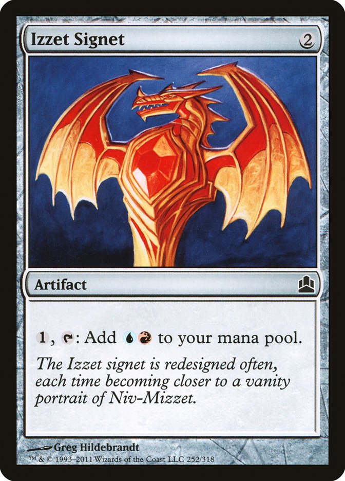 Izzet Signet [Commander 2011] MTG Single Magic: The Gathering | Red Claw Gaming