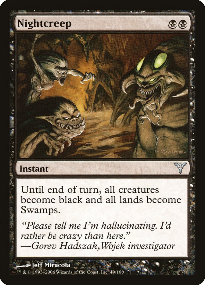 Nightcreep [Dissension] MTG Single Magic: The Gathering | Red Claw Gaming