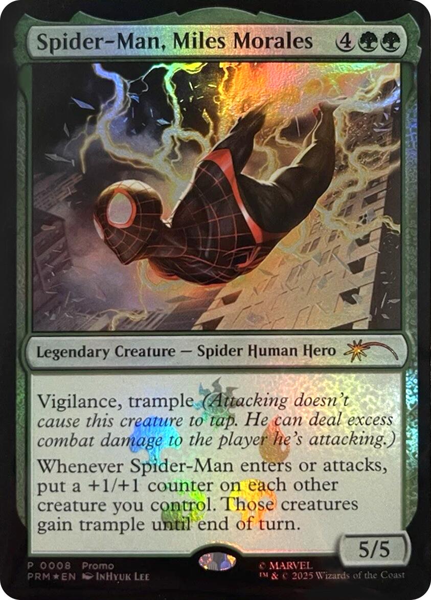 Spider-Man, Miles Morales [Marvel's Spider-Man Promos] MTG Single Magic: The Gathering | Red Claw Gaming
