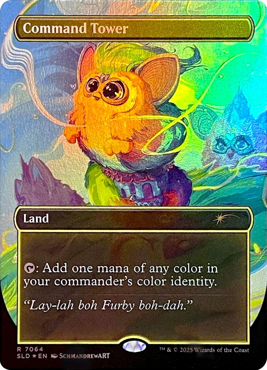 Command Tower (7064) (Rainbow Foil) [Secret Lair Drop Series] MTG Single Magic: The Gathering | Red Claw Gaming