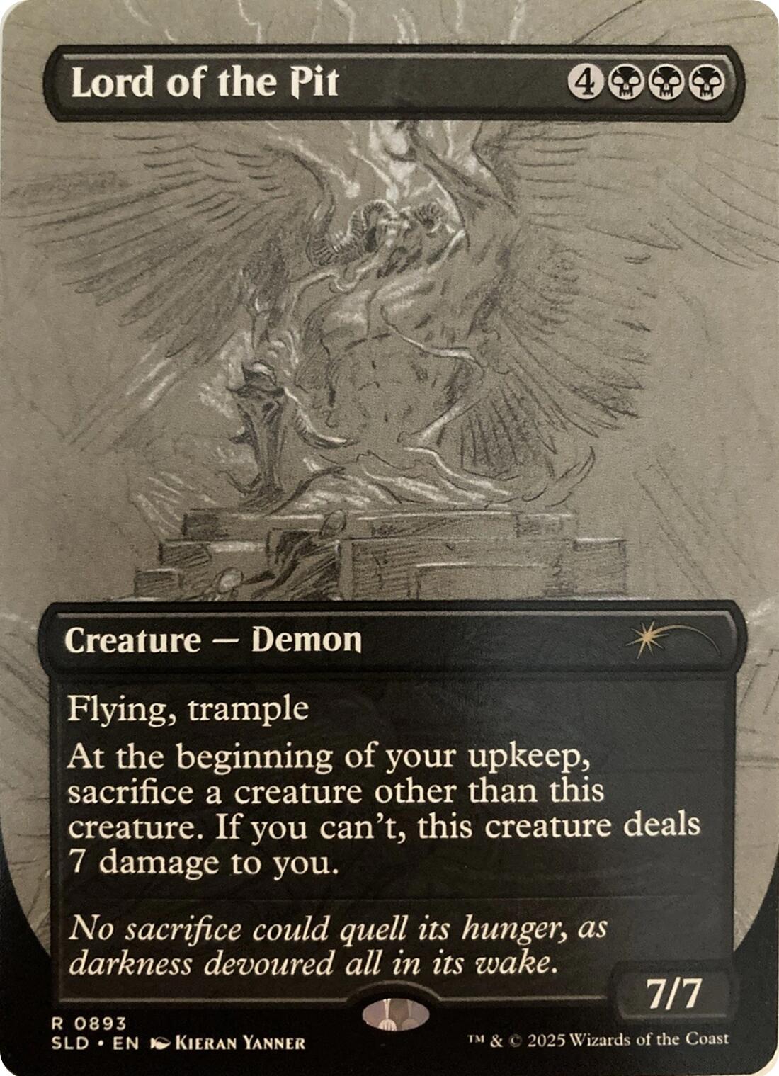 Lord of the Pit (Sketch Showcase) [Secret Lair Drop Series] MTG Single Magic: The Gathering | Red Claw Gaming