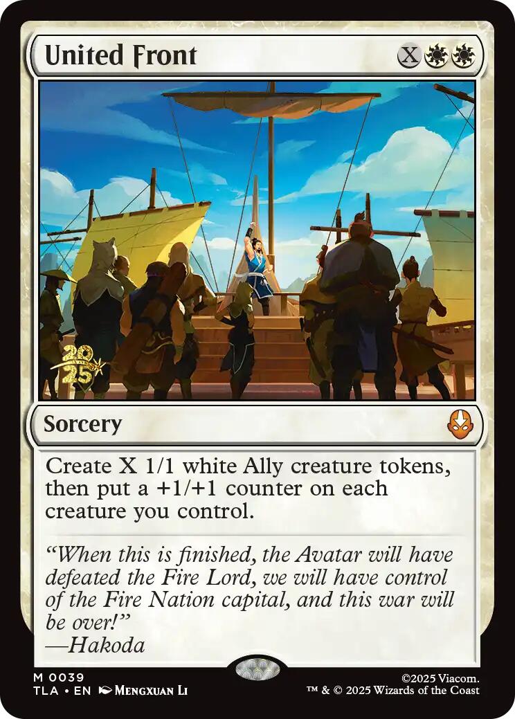 United Front [Avatar: The Last Airbender Prerelease Cards] MTG Single Magic: The Gathering | Red Claw Gaming