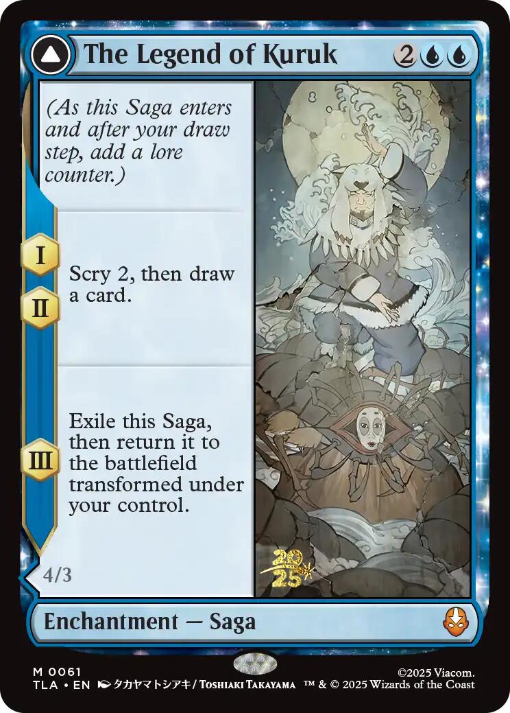 The Legend of Kuruk [Avatar: The Last Airbender Prerelease Cards] MTG Single Magic: The Gathering | Red Claw Gaming