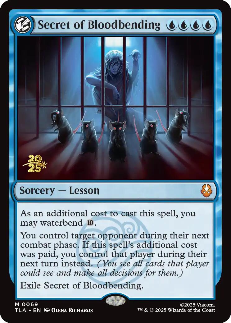 Secret of Bloodbending [Avatar: The Last Airbender Prerelease Cards] MTG Single Magic: The Gathering | Red Claw Gaming