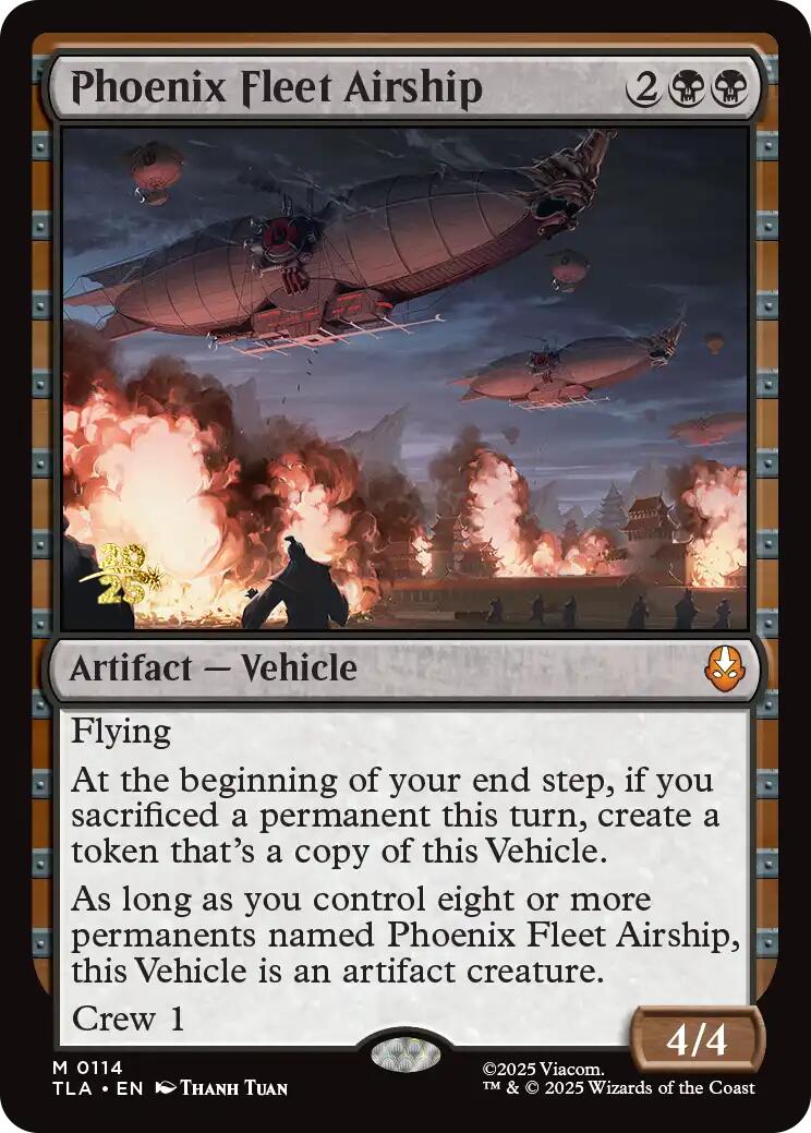 Phoenix Fleet Airship [Avatar: The Last Airbender Prerelease Cards] MTG Single Magic: The Gathering | Red Claw Gaming