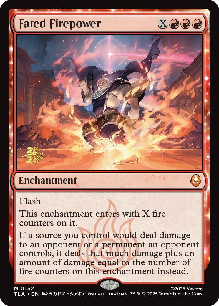 Fated Firepower [Avatar: The Last Airbender Prerelease Cards] MTG Single Magic: The Gathering | Red Claw Gaming