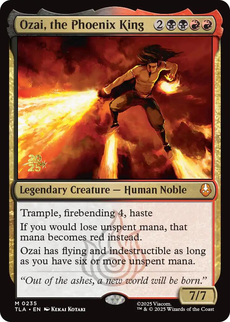 Ozai, the Phoenix King [Avatar: The Last Airbender Prerelease Cards] MTG Single Magic: The Gathering | Red Claw Gaming