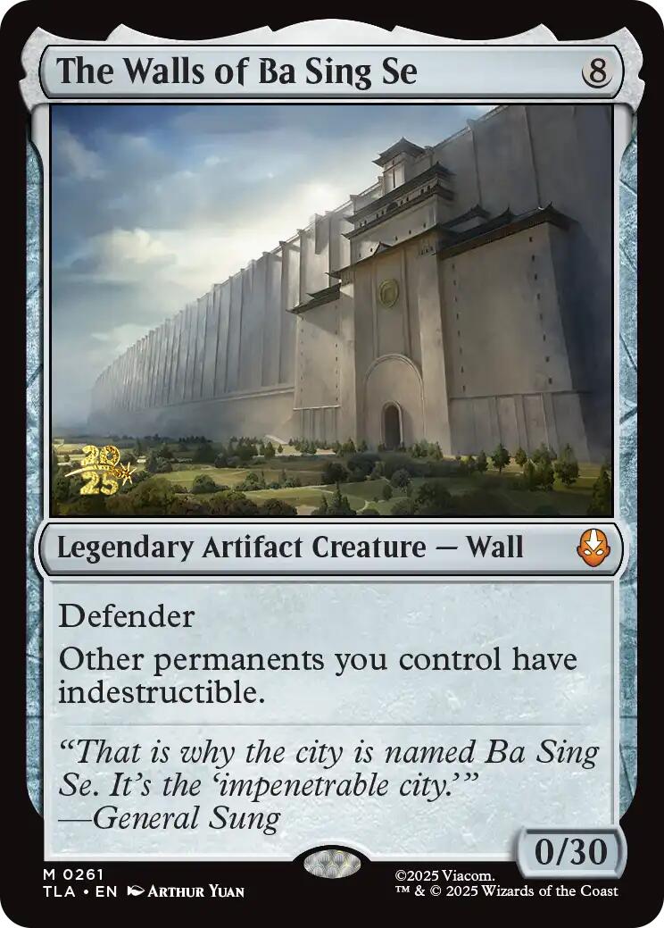 The Walls of Ba Sing Se [Avatar: The Last Airbender Prerelease Cards] MTG Single Magic: The Gathering | Red Claw Gaming