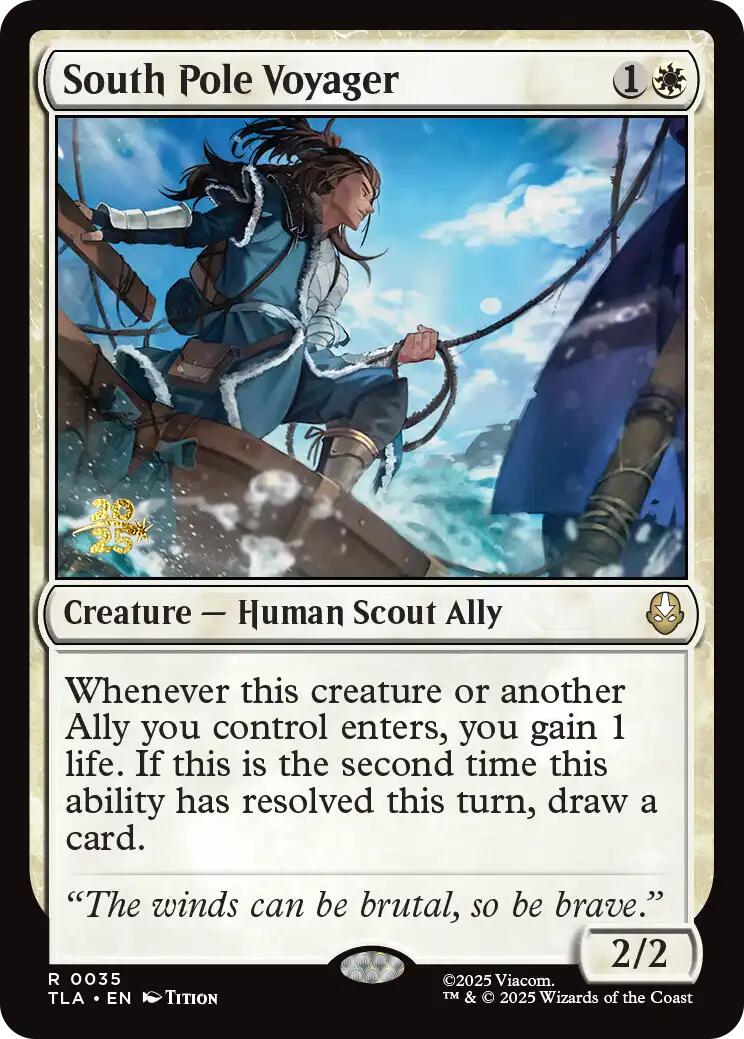 South Pole Voyager [Avatar: The Last Airbender Prerelease Cards] MTG Single Magic: The Gathering | Red Claw Gaming