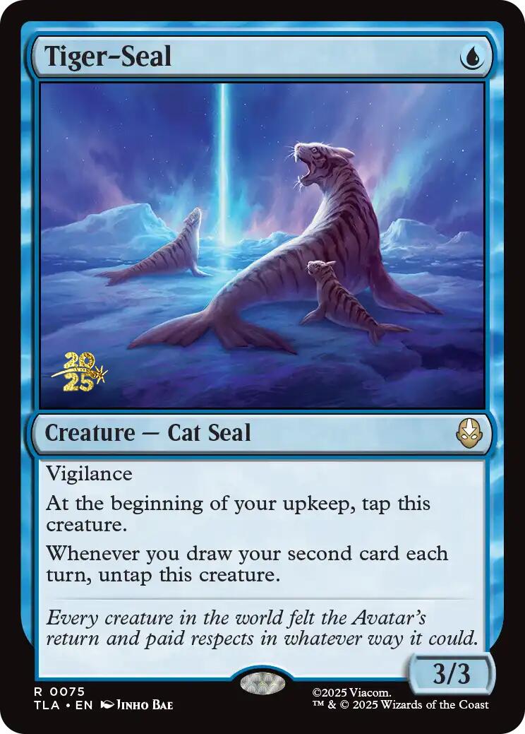 Tiger-Seal [Avatar: The Last Airbender Prerelease Cards] MTG Single Magic: The Gathering | Red Claw Gaming
