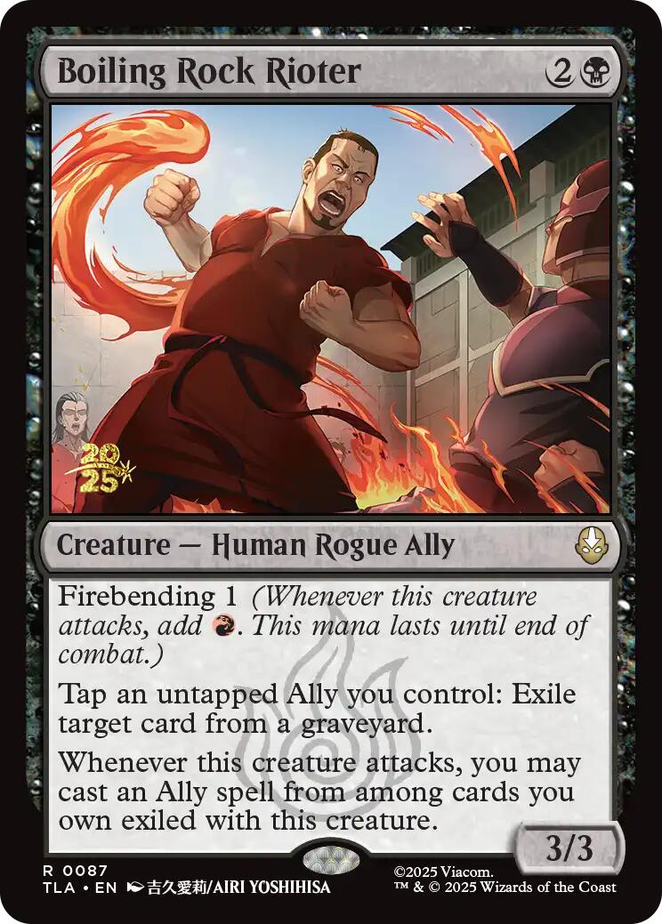 Boiling Rock Rioter [Avatar: The Last Airbender Prerelease Cards] MTG Single Magic: The Gathering | Red Claw Gaming