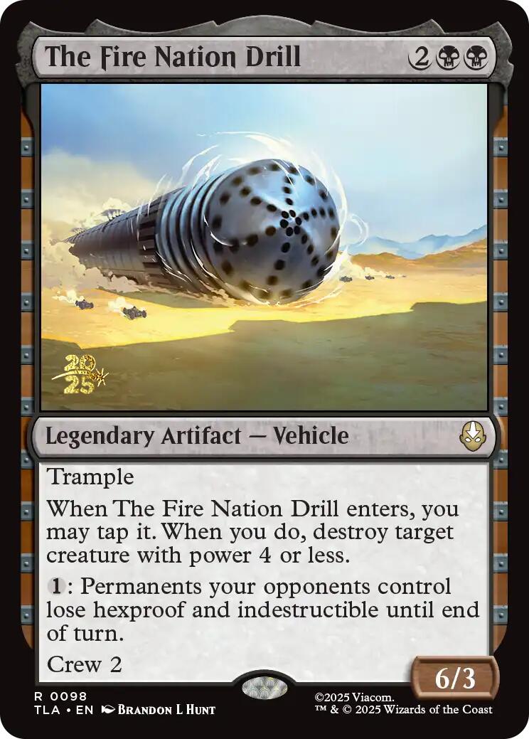 The Fire Nation Drill [Avatar: The Last Airbender Prerelease Cards] MTG Single Magic: The Gathering | Red Claw Gaming