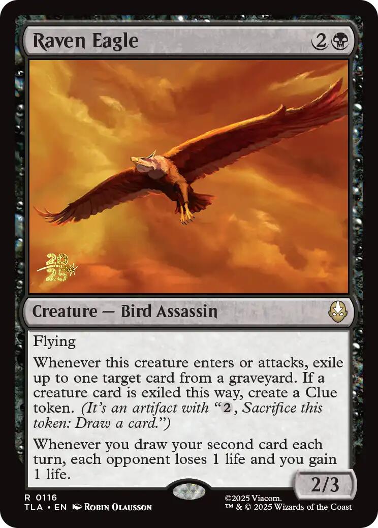 Raven Eagle [Avatar: The Last Airbender Prerelease Cards] MTG Single Magic: The Gathering | Red Claw Gaming