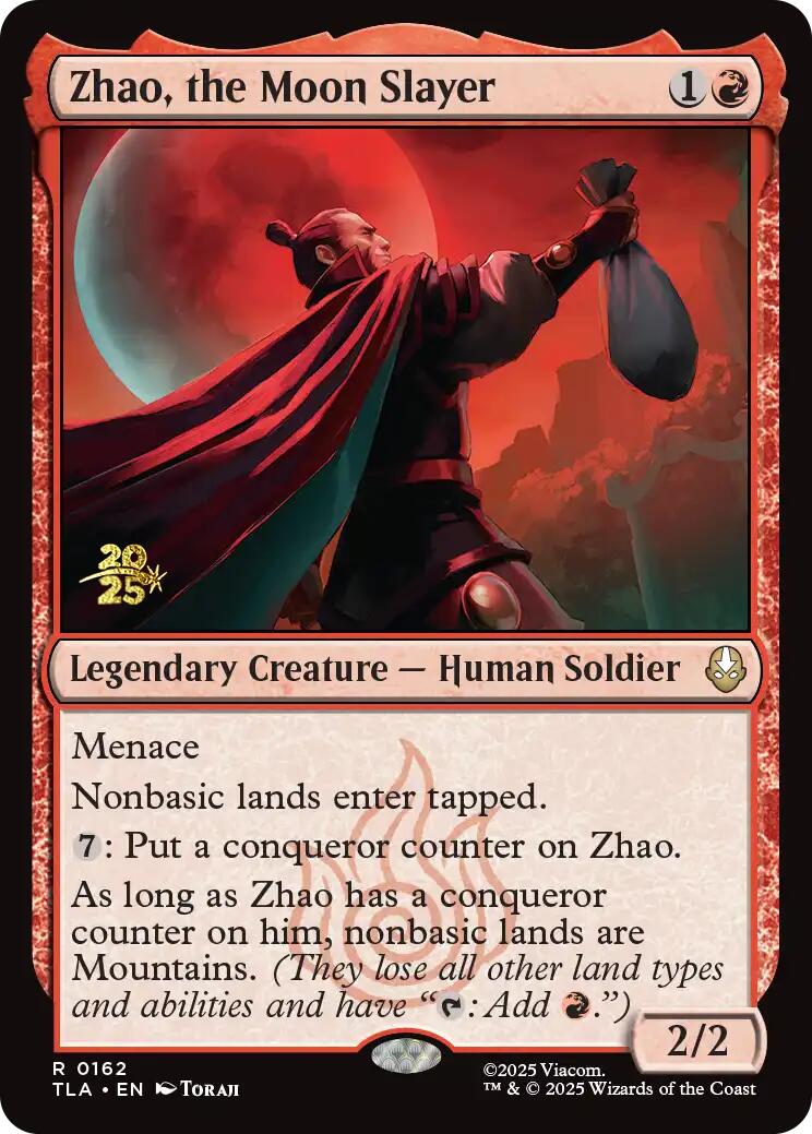 Zhao, the Moon Slayer [Avatar: The Last Airbender Prerelease Cards] MTG Single Magic: The Gathering | Red Claw Gaming