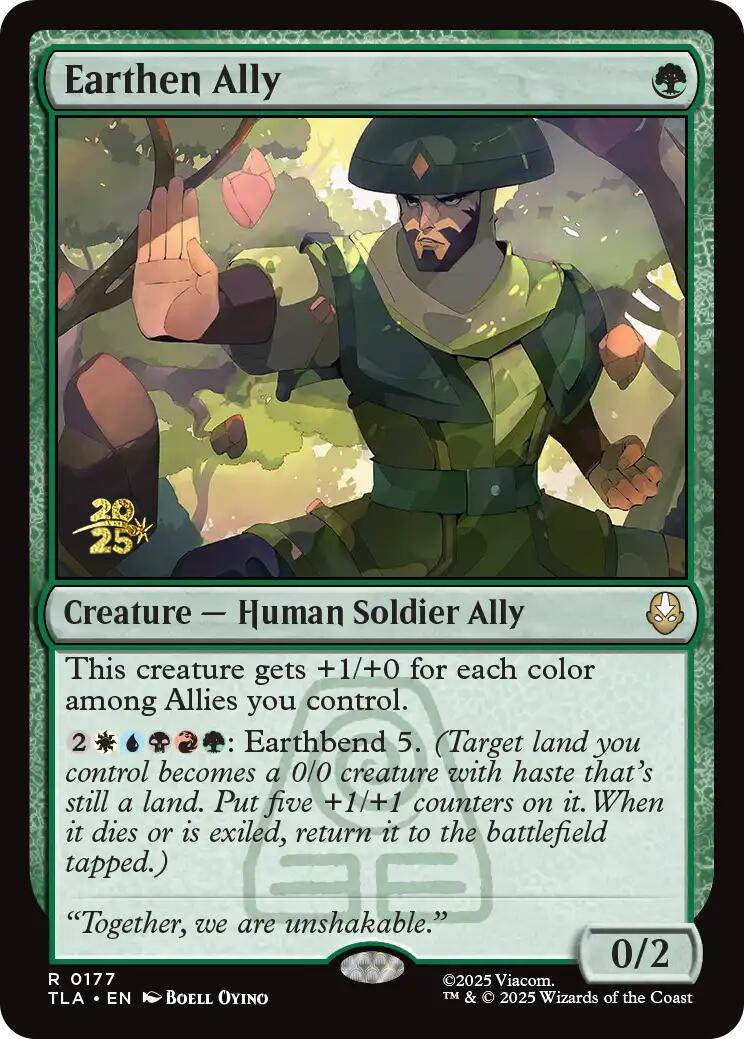 Earthen Ally [Avatar: The Last Airbender Prerelease Cards] MTG Single Magic: The Gathering | Red Claw Gaming