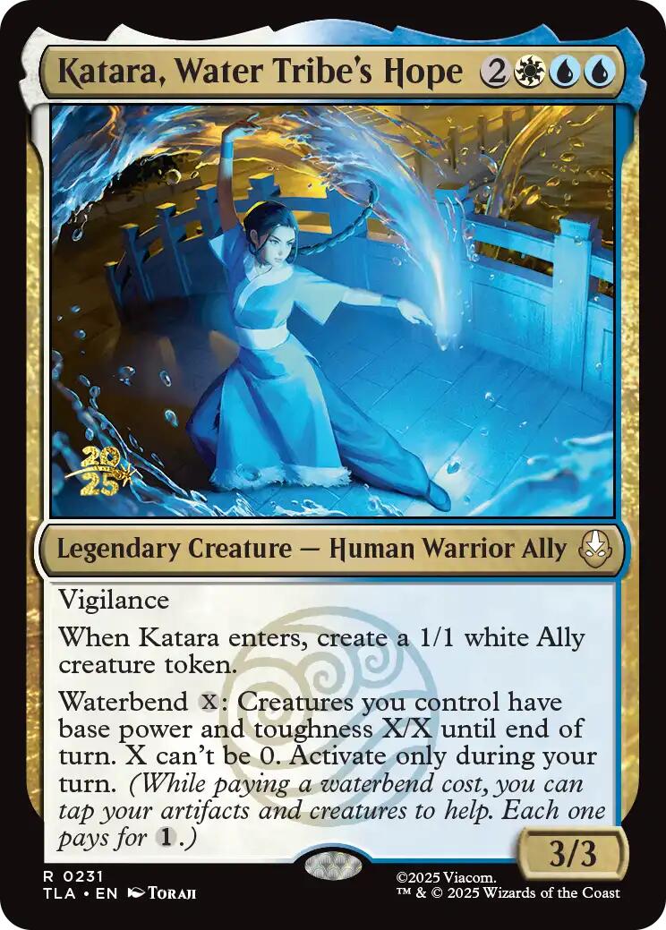 Katara, Water Tribe's Hope [Avatar: The Last Airbender Prerelease Cards] MTG Single Magic: The Gathering | Red Claw Gaming