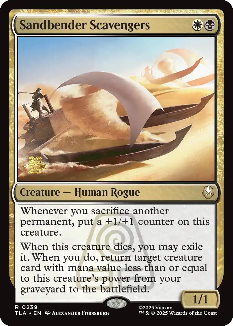 Sandbender Scavengers [Avatar: The Last Airbender Prerelease Cards] MTG Single Magic: The Gathering | Red Claw Gaming