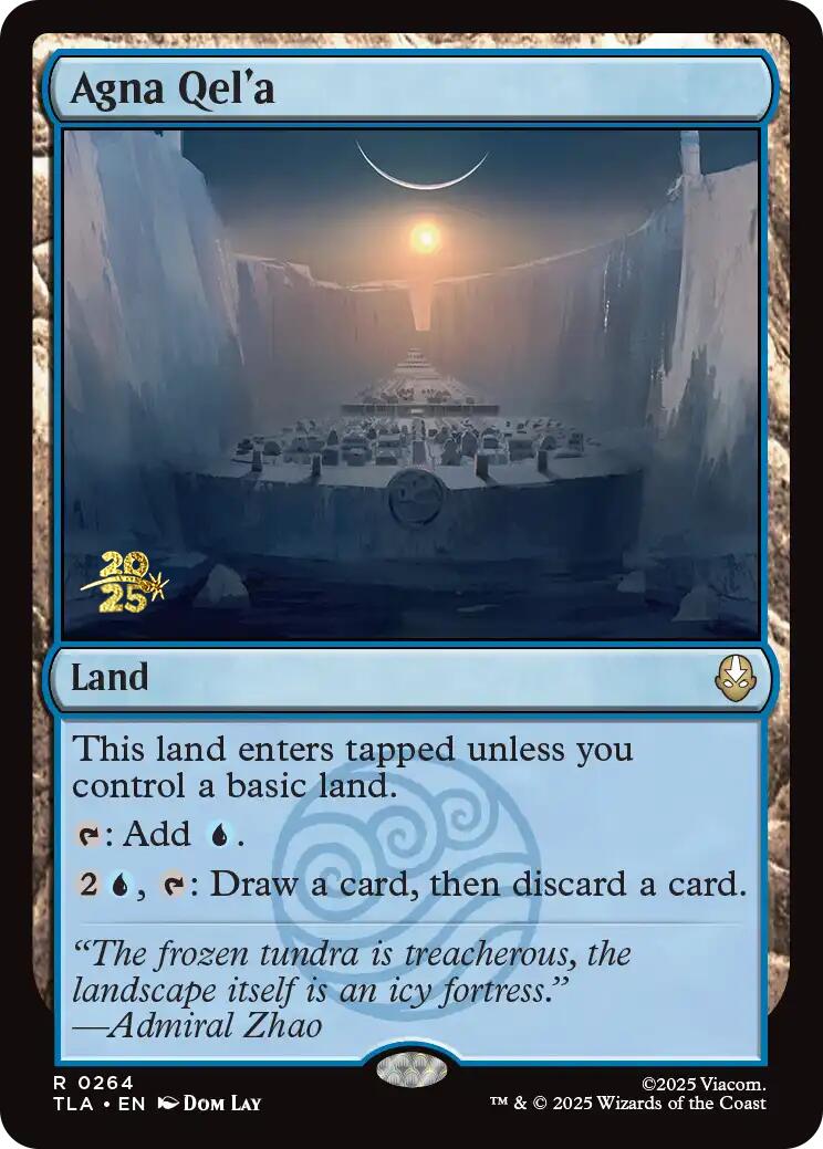 Agna Qel'a [Avatar: The Last Airbender Prerelease Cards] MTG Single Magic: The Gathering | Red Claw Gaming