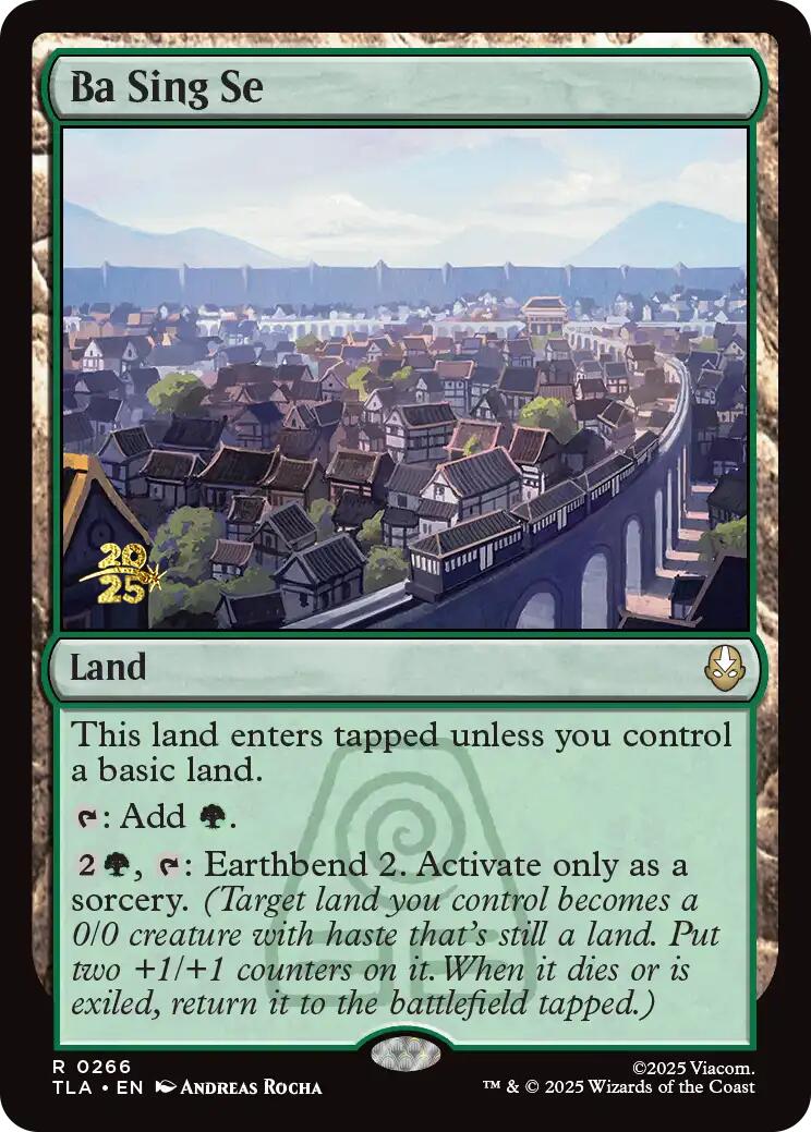 Ba Sing Se [Avatar: The Last Airbender Prerelease Cards] MTG Single Magic: The Gathering | Red Claw Gaming