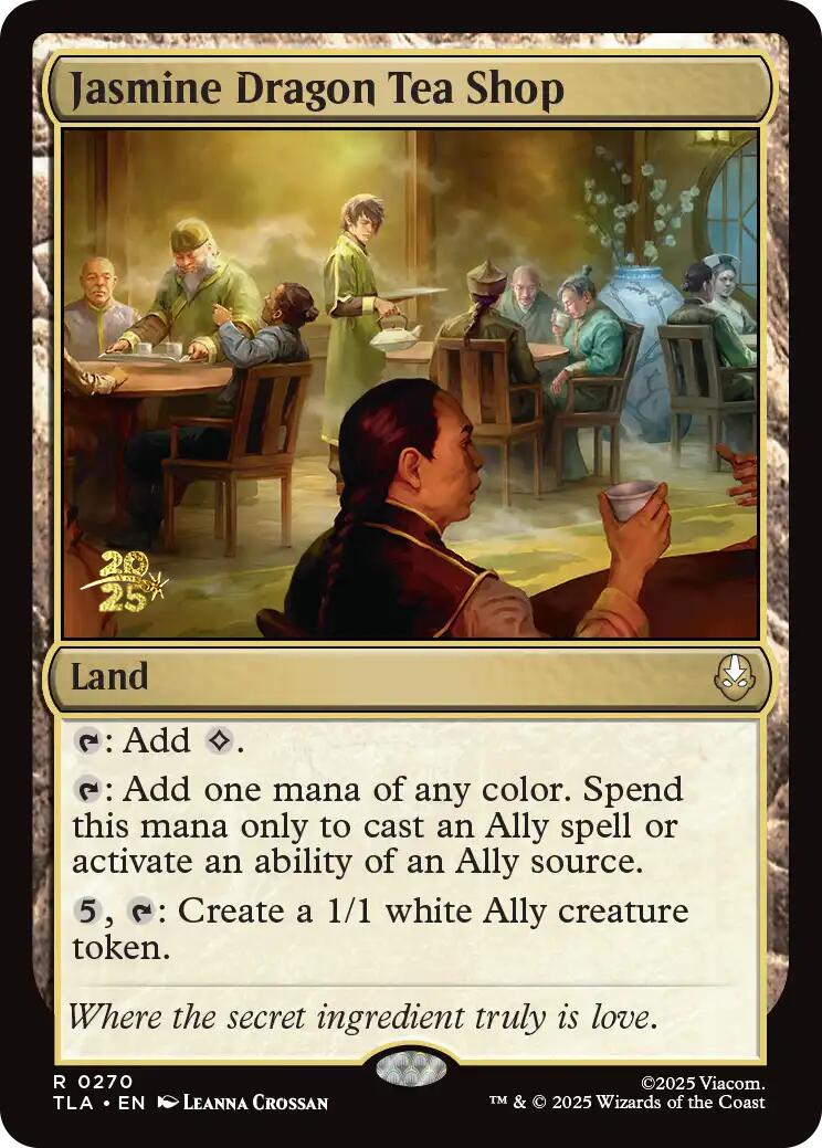 Jasmine Dragon Tea Shop [Avatar: The Last Airbender Prerelease Cards] MTG Single Magic: The Gathering | Red Claw Gaming