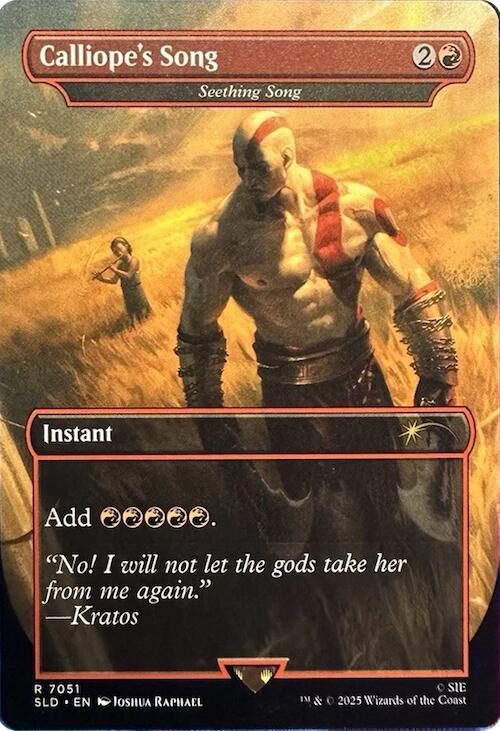 Calliope's Song - Seething Song [Secret Lair Drop Series] MTG Single Magic: The Gathering | Red Claw Gaming
