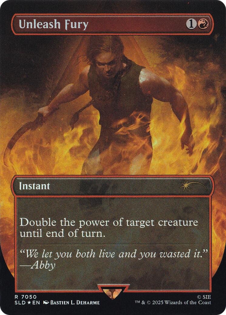 Unleash Fury (Rainbow Foil) [Secret Lair Drop Series] MTG Single Magic: The Gathering | Red Claw Gaming